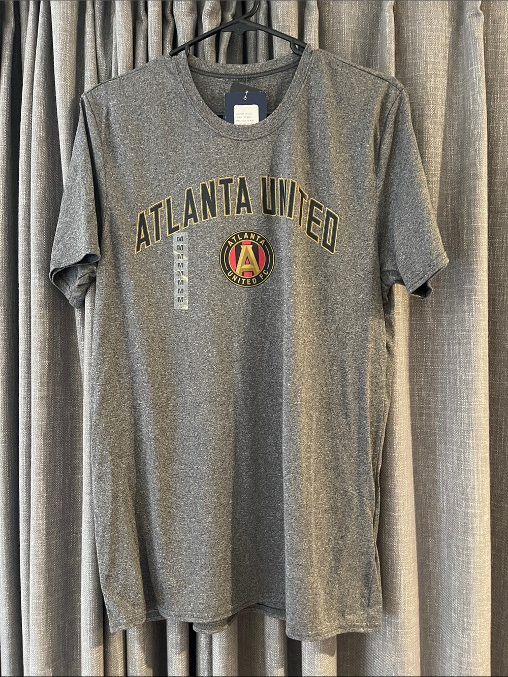 Fanatics Atlanta United Gray Short-Sleeve Logo Tee